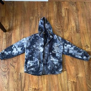 Tie & die denim jacket